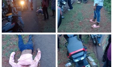 स्कूटी और बाइक की आमने सामने से भीषण टक्कर, चार घायल