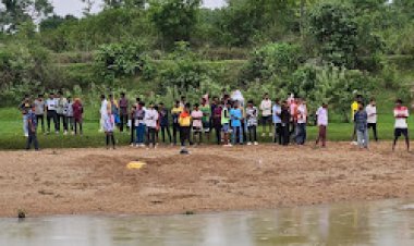 नदी किनारे जमीन में दबी दो बच्चों की लाश बरामद होने से सनसनी