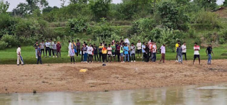 नदी किनारे जमीन में दबी दो बच्चों की लाश बरामद होने से सनसनी