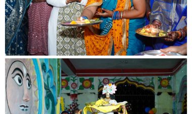 पमशाला के राधा कृष्ण मंदिर में धूमधाम से मनाया गया श्रीकृष्ण जन्माष्टमी महोत्सव  मुख्यमंत्री की धर्मपत्नी कौशल्या साय शामिल होकर की पूजा अर्चना