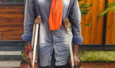 मुख्यमंत्री की संवेदनशील पहल से दुर्योधन राम को मिलेगा नया सहारा 10 साल पुराने जख्म पर मरहम बनेगा कृत्रिम पैर, रायपुर में होगा सारा निशुल्क इलाज