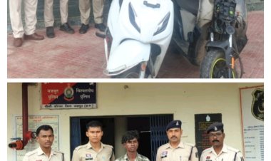 रायगढ़ जिले से आकर इन दो युवकों ने की थी कोतबा के शराब दुकान में चोरी,