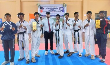 21वीं राज्य स्तरीय ताइक्वांडो प्रतियोगिता में जशपुर को मिले 14 गोल्ड, 5 कांस्य पदक