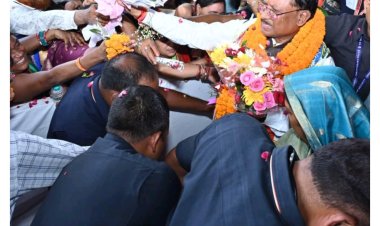 जापान और दक्षिण कोरिया के सफल विदेश दौरे से वापस लौटे मुख्यमंत्री साय