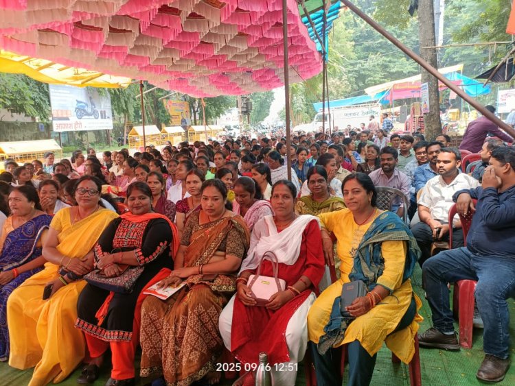 शासन के दबाव के बीच 30वें दिन भी जारी रहा एनएचएम कर्मचारी संघ की हड़ताल,