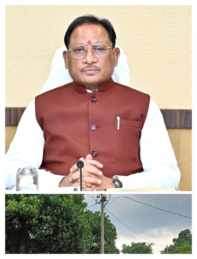 मुख्यमंत्री विष्णुदेव साय ने स्वीकृत किए 58 लाख, जिले के तेरह गांवो में बिखरेगी सुशासन की रोशनी,