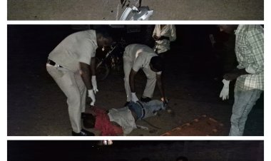 आधी रात को गरबा देखकर घर लौट रहे दो युवकों की दर्दनाक मौत  नेशनल हाईवे 43 पर तेज रफ्तार बोलेरो ने बाइक को मारी टक्कर दोनों युवकों की मौके पर ही मौत
