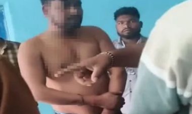 दो युवकों के कपड़े उतारकर, रस्सियों से पाइप में बांधकर बेदम पिटाई का वीडियो हुआ वायरल   क्रेशर संचालक ने अपने साथियों के साथ मिलकर घटना को दिया अंजाम