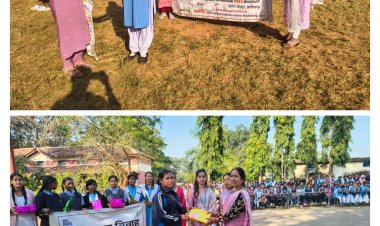 बाल दिवस पर एमएलबी कन्या शाला में बाल विवाह रोकथाम के लिए कार्यक्रम का आयोजन   एक्सेस टू जस्टिस फॉर चिल्ड्रन, की टीम ने छात्राओं को दिलाई शपथ, बालविवाह जागरुकता पर हुए विभिन्न कार्यक्रम