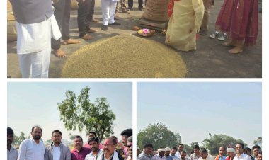 छत्तीसगढ़ में धान खरीदी प्रारंभ  किसानों की मेहनत का सम्मान हमारा संकल्प - मुख्यमंत्री श्री विष्णु देव साय