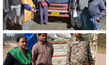 प्रशासन सख्त तो अवैध धान के बिचौलिए पस्त  दूसरे राज्यों से धान लाकर यहां की मंडियों में खपाने वाले बिचौलियों पर भारी पड़ रही प्रशासन की सख्ती , खरीदी केन्द्रों में खपाने के लिए झारखंड से लाए जा रहे दो ट्रक और एक पिकअप वाहन जप्त