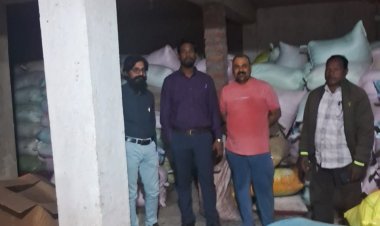 ग्राम पंडरीपानी में अवैध धान भंडारण पर बड़ी कार्यवाही  एसडीएम फरसाबहार की कार्रवाई में 870 बोरे अवैध धान जप्त