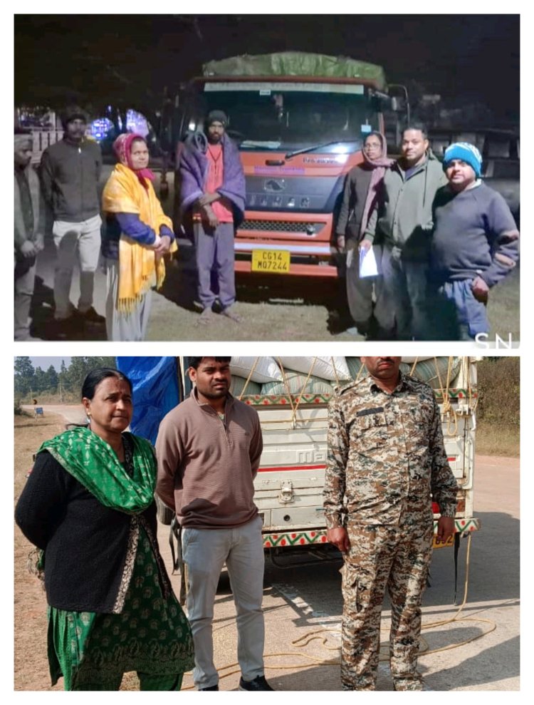 प्रशासन सख्त तो अवैध धान के बिचौलिए पस्त  दूसरे राज्यों से धान लाकर यहां की मंडियों में खपाने वाले बिचौलियों पर भारी पड़ रही प्रशासन की सख्ती , खरीदी केन्द्रों में खपाने के लिए झारखंड से लाए जा रहे दो ट्रक और एक पिकअप वाहन जप्त