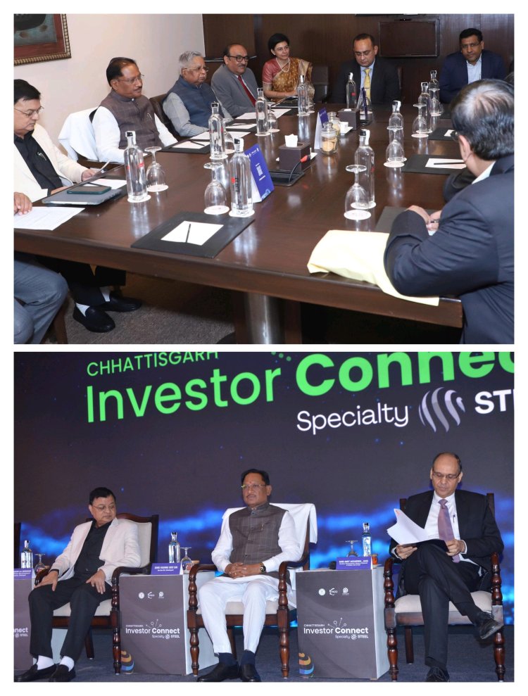दिल्ली में ‘Chhattisgarh Investor Connect’ के तहत मुख्यमंत्री विष्णुदेव साय की वन-टू-वन मुलाक़ातें शुरू