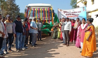 मुख्यमंत्री ग्रामीण बस सेवा का शुभारंभ – बंदरचुंवा से सिंगीबहार होकर जशपुर तक अब आसान होगी यात्रा