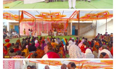 दोकड़ा में विशाल हिन्दू सम्मेलन का भव्य आयोजन  हजारों की संख्या में जुटे श्रद्धालु, निकाली गई भव्य रैली