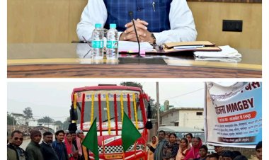 मुख्यमंत्री ग्रामीण बस सेवा का हुआ शुभारंभ  ग्रामीण क्षेत्र रनपुर–दोकड़ा–कांसाबेल–पत्थलगांव रूट पर चलेगी बस सेवा