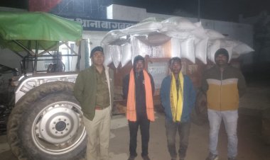 बीती रात फिर पिकअप और ट्रैक्टर व ट्रक से झारखंड से लाया जा रहा 580 बोरी में 342 क्विंटल धान पकड़ा गया