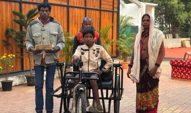 मुख्यमंत्री कैंप कार्यालय की संवेदनशील पहल से बदली कुलदीप की राह,  अब आसानी से स्कूल जा सकेगा दिव्यांग छात्र कुलदीप,