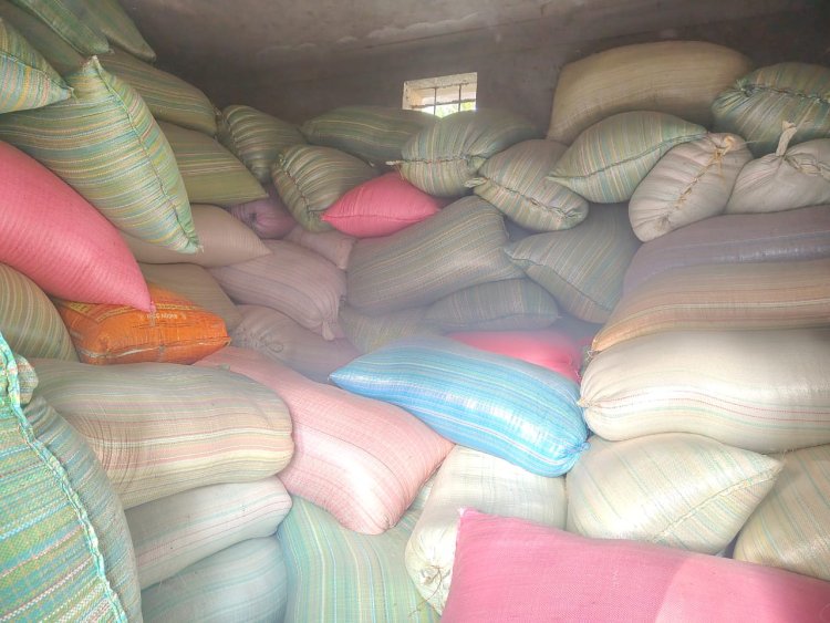 जशपुर के कांसाबेल क्षेत्र में तीन स्थानों से कुल 1,480 क्विंटल धान जप्त  अवैध रूप से संचित धान पर जिला प्रशासन की बड़ी कार्रवाई