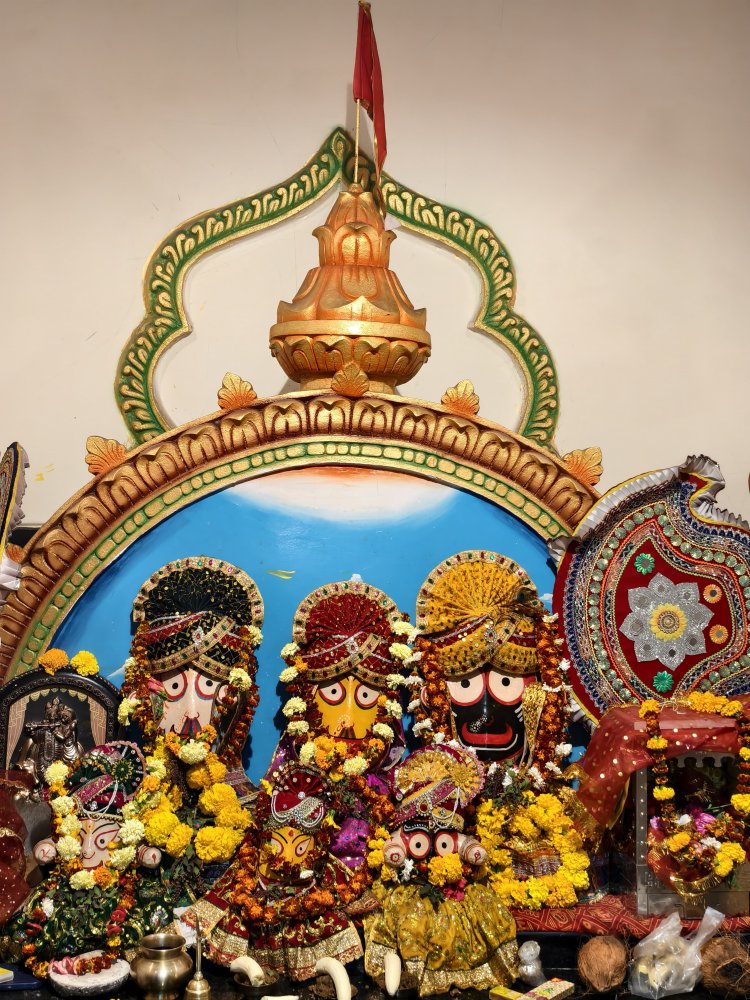 सरला एकादशी पर ऐतिहासिक श्री जगन्नाथ मंदिर दोकड़ा में दिव्य द्वीप प्रज्वलन का हुआ आयोजन