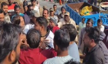 वन भूमि से अतिक्रमण हटाने गए वन विभाग की टीम के साथ मारपीट  वन विभाग की सूचना पर मौके पर पहुंची पुलिस ने संभाली स्थिति