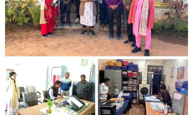 सरकारी दफ्तरों के औचक निरीक्षण में दिखी प्रशासनिक सख्ती  केआर्मचारियों की समय पर उपस्थिति सुनिश्चित करने जिलेभर में चला कार्यालय जांच अभियान