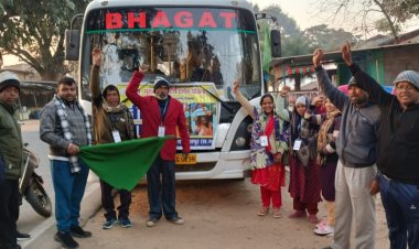श्री रामलला दर्शन योजना: जशपुर जिले से 204 श्रद्धालु अयोध्या धाम के लिए हुए रवाना  सभी जनपदों से जनप्रतिनिधियों ने बस को दिखाकर हरी झंडी