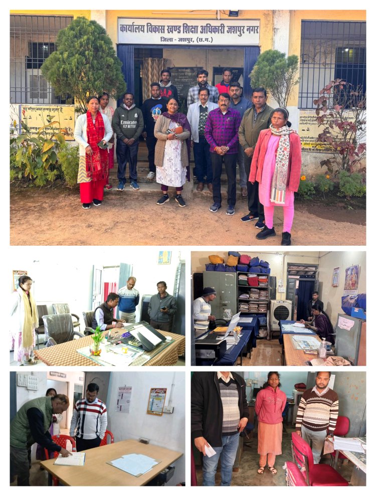 सरकारी दफ्तरों के औचक निरीक्षण में दिखी प्रशासनिक सख्ती  केआर्मचारियों की समय पर उपस्थिति सुनिश्चित करने जिलेभर में चला कार्यालय जांच अभियान