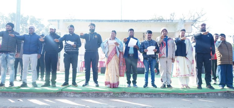 स्वामी विवेकानंद की जयंती पर राष्ट्रीय युवा दिवस का हुआ आयोजन,   सामूहिक श्रमदान, पदयात्रा और नशामुक्ति की ली गई शपथ