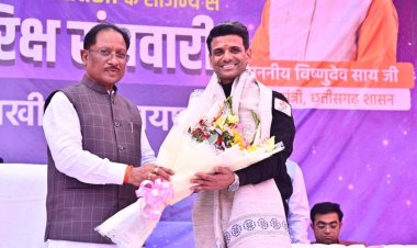 *अंतरिक्ष केंद्र बनेगी युवा सपनों को पूरा करने की प्रयोगशाला : मुख्यमंत्री श्री साय*  *यह मेरे अकेले की नहीं पूरे भारतवासियों की अंतरिक्ष यात्रा, हर बच्चें का अंतरिक्ष यात्रा का सपना होगा पूरा: ग्रुप कैप्टन शुभांशु*  *मुख्यमंत्री ने अंतरिक्ष संगवारी कार्यक्रम के तहत प्रदेश के पहले अंतरिक्ष केंद्र का किया शुभारंभ*