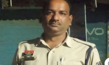 गुमला कटनी Nh 43 सड़क पर हादसा   अज्ञात वाहन की ठोकर से बाइक सवार प्रधान आरक्षक की मौत