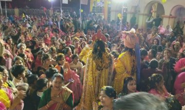 *सातवें दिन पूर्णाहुति के साथ संपन्न हुई श्रीमद भागवत कथा, फूलों की होली में सराबोर हुआ श्रीहरि कीर्तन भवन*