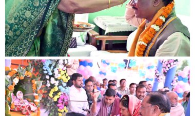 *माँ का आशीर्वाद और अपार जनस्नेह : बगिया में आत्मीयता के साथ मना मुख्यमंत्री का जन्मदिन*