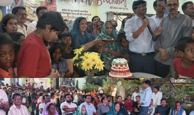 *मुख्यमंत्री की धर्मपत्नी श्रीमती कौशल्या साय का जन्मदिन धूमधाम से मनाया गया, वीडियो कॉन्फ्रेंसिंग के माध्यम से कार्यकर्ताओं और परिजनों से जुड़कर केक काटा, बालक छात्रावास के बच्चों ने बगिया निवास पहुंचकर दी शुभकामनाएं.....*