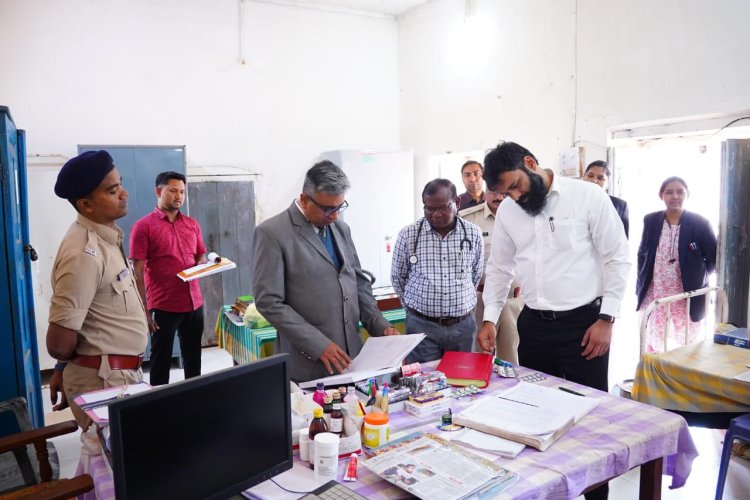 *न्यायिक व प्रशासनिक अधिकारियों ने जशपुर जिला जेल का किया गया आकस्मिक निरीक्षण*