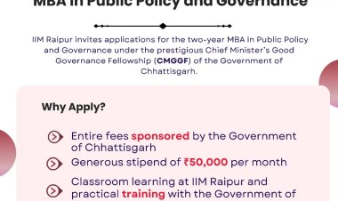 दो वर्षीय एमबीए इन पब्लिक पॉलिसी एंड गवर्नेंस कोर्स   IIM के प्रतिनिधि जिले के सभी कॉलेजों में बच्चों को कोर्स के संबंध में दे रहे जानकारी  मुख्यमंत्री विष्णु देव साय के सुशासन में जशपुर के होनहार बच्चे दो वर्ष का कर सकेंगे कोर्स