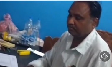 मेडिकल बिल पास करने के नाम पर रिश्वत, सीएमएचओ ऑफिस के बाबू का वीडियो वायरल; 5 हजार रुपए लेते कैमरे में कैद, साहब तक पहुंचाने, की बात से बढ़ी गंभीरता