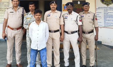 *ओडिशा से पकड़ा गया कोडीन कफ सिरप का सप्लायर, 640 बोतल केस में फरार आरोपी गिरफ्तार*  *जशपुर पुलिस की एंड-टू-एंड जांच में खुलासा; पहले पकड़े गए आरोपी से मिली थी जानकारी, NDPS एक्ट में कार्रवाई