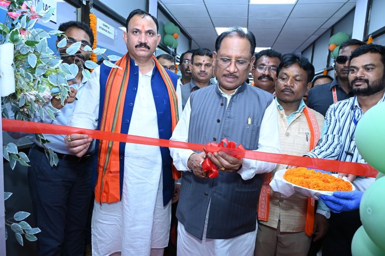 *बस्तर में स्वास्थ्य क्रांति की नई शुरुआत: सुकमा में ‘अटल आरोग्य लैब’ का राज्यस्तरीय शुभारंभ*  *हर नागरिक तक गुणवत्तापूर्ण और सुलभ चिकित्सा पहुंचाना सरकार की सर्वोच्च प्राथमिकता – मुख्यमंत्री विष्णु देव साय*