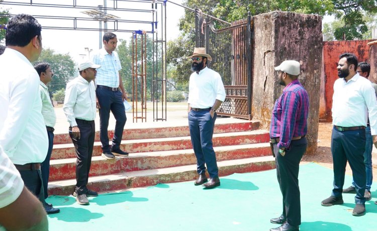 *मुख्यमंत्री विष्णु देव साय का 17 अप्रैल को विभिन्न विकास कार्यों का करेंगे लोकार्पण और भूमिपूजन*  *कलेक्टर एवं एसएसपी ने तैयारियों का लिया जायजा*