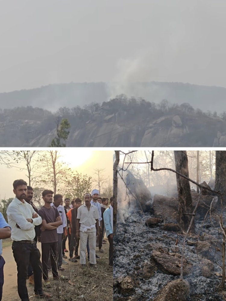 *जशपुर में प्लेन क्रैश की खबर फर्जी निकली, सर्च ऑपरेशन में नहीं मिला कोई सबूत*  *पहाड़ियों में धुआं उठने से फैली अफवाह, प्रशासन अलर्ट; ड्रोन से निगरानी, आग पर काबू*